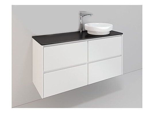 Noro Lifestyle 1200 møbelpakke 1200 mm Peak servant høyre Hvit Matt