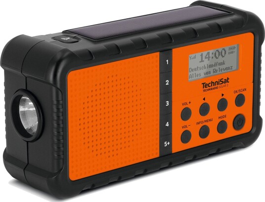 Technisat Techniradio Solar 2 DAB/FM Sort/Oransje
