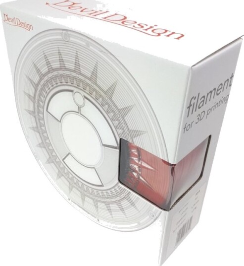 Devil Design Rubinrød 1 Kg Boks Petg-Filament (3D)