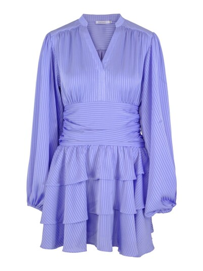 Kayani Nadine Belted Ruffle Dress Ocean Waves Kayani Nadine Belted Ruffle Dress Ocean Waves