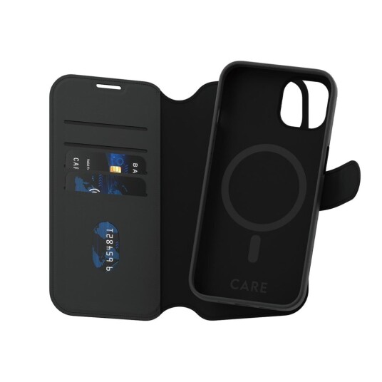 CARE by PanzerGlass Tango to-i-1 lommebokdeksel med MagSafe for iPhone 14/13