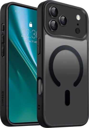 TFO Etteri Matt Mag Deksel for iPhone 17 Pro   Svart