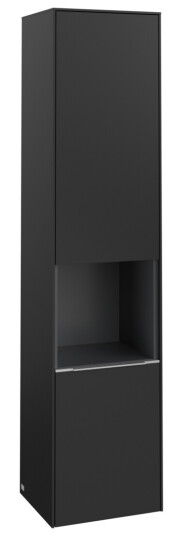 VILLEROY & BOCH SUBWAY 3.0 HØYSKAP 40X171 HØYRE 2 DØRER & HYLLE VOLCANO BLACK HÅNDTAK I KROM VILLEROY & BOCH SUBWAY 3.0 HØYSKAP 40X171 HØYRE 2 DØRER & HYLLE VOLCANO BLACK HÅNDTAK I KROM