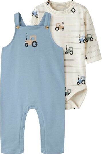 Name It Totalt &Body I/e NbmVonne Antique White/Tractor Name It 74 T skjorte Blå Hvit
