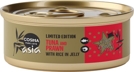 Cosma Asia Christmas Edition Våtfôr Tunfisk & Reker 4x50g