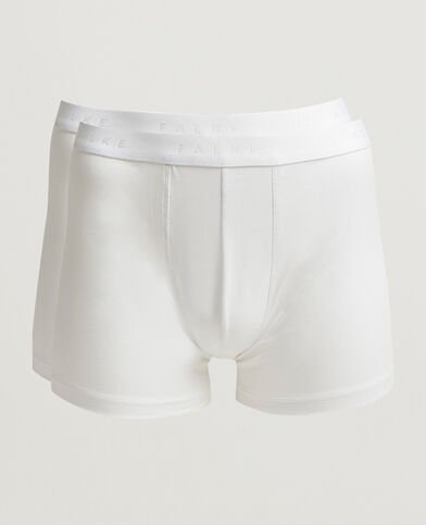 Falke 2 Pack Cotton Boxer Briefs White
