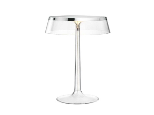 Flos - Bon Jour T Bordlampe Krom/Transparent Flos - Bon Jour T Bordlampe Krom/Transparent