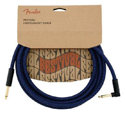 Fender FV Series Cable Cotton Blue Dr Fender FV Series Cable Cotton Blue Dr