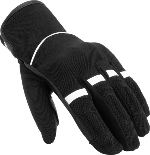MC-Hansker Rusty Stitches Bonnie V3 Dame Sort/Hvit XL