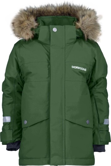 Didriksons Bjärven Vinterjakke Pine Green 110 Didriksons Bjärven Vinterjakke Pine Green 110