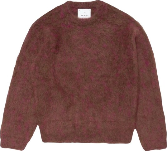Edwin Baz Sweater Brown/Pink Brown M Edwin Baz Sweater Brown/Pink Brown M