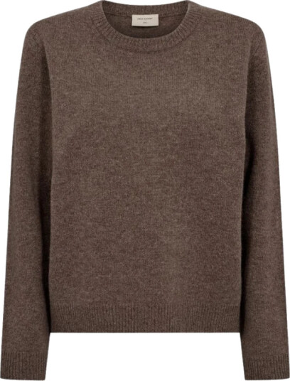 Freequent Dame Strikkevarer Brun XL,
