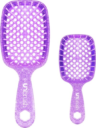 Unbrush Glitter Duo Set Amethyst Lavender