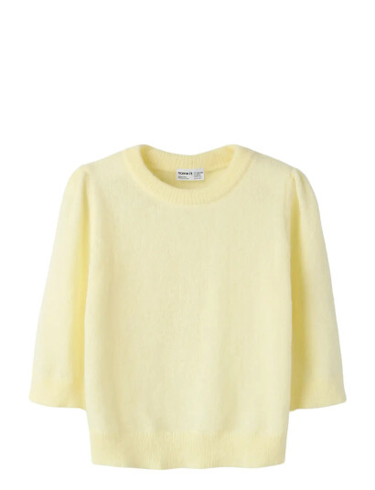 Name It Nkfbabeth 3/4 Knit Yellow 146 152