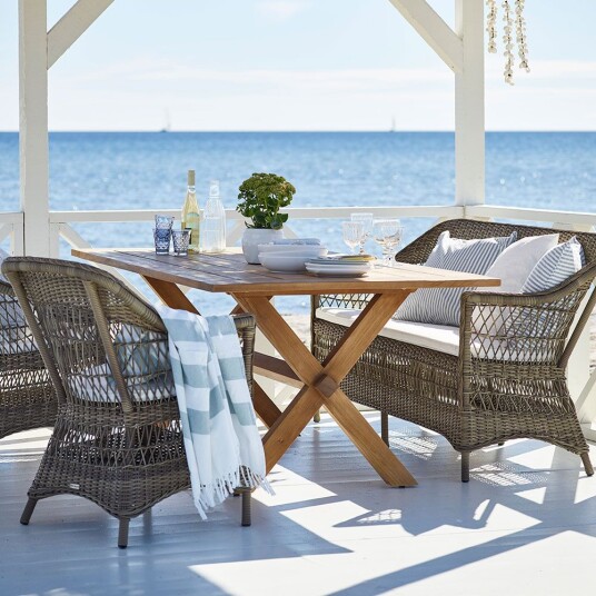 Sika Design Colonial teakbord 200x100 cm Sika Design Colonial teakbord 200x100 cm