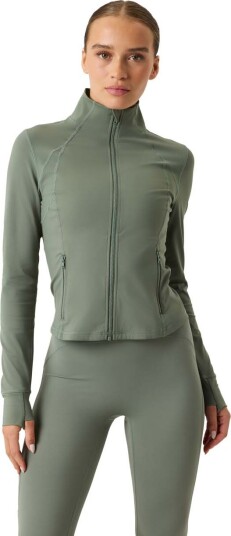 Björn Borg Women"s Borg Soft Zip Midlayer Agave Green L Björn Borg Women"s Borg Soft Zip Midlayer Agave Green L