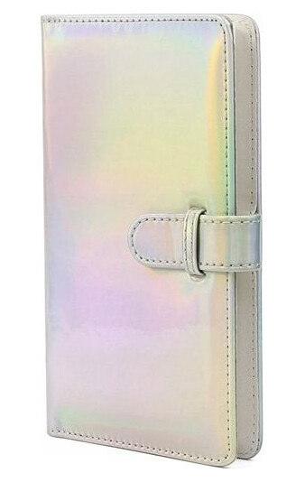 Loveinstant Instant Photo Album 96 Stk For Fujifilm Instax / Polaroid - Silver Flash