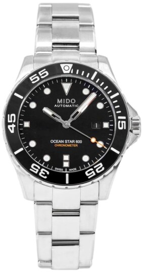 Mido Herreklokke M026.608.11.051.00 Ocean Star Sort/Stål Ø43.5 mm
