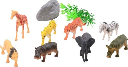 Johntoy Animal World Dyrefigurer - 3+ År - 10 Deler