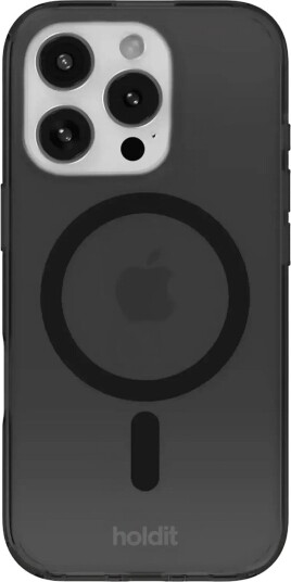 Holdit Transparent Case Magsafe Cpt. iPhone 16 Pro BLACK