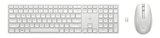 HP 650 Kombinert trådløst tastatur og mus (hvit)