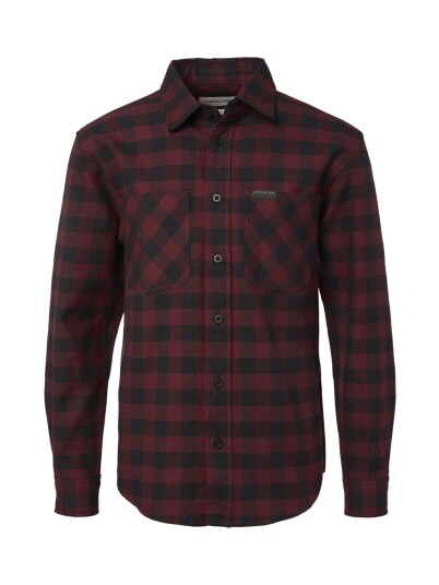 Chevalier Ferret Flanellskjorte Barn 140 Berry Red Checked 140