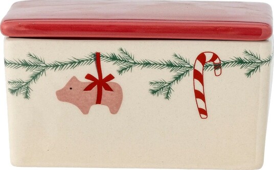 Bloomingville Yule Butter Box RED 25 CL