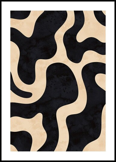 Posterbox Organic Abstract Shapes Plakat Plakat / 21x30cm