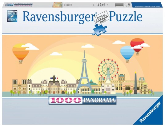 Ravensburger Puslespill 1000 Luftballong Paris Ravensburger Ravensburger Puslespill 1000 Luftballong Paris Ravensburger