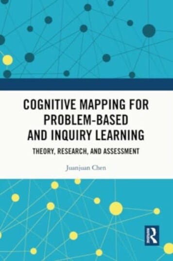 Cognitive Mapping for Problembased and Inquiry Learning Theory, Research, and Assessment