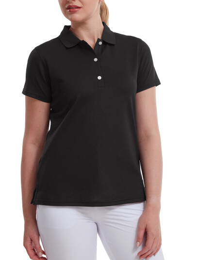FootJoy Stretch Pique Solid - Black - S FootJoy Stretch Pique Solid - Black - S