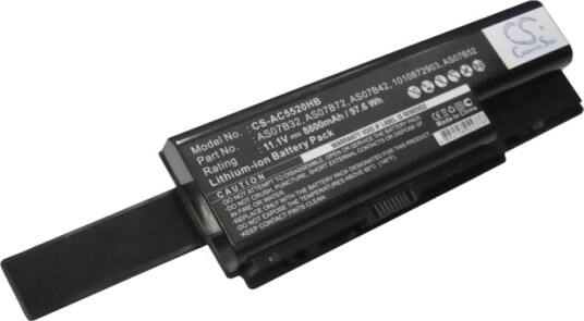 Batteri til ACER Aspire 5220 /5310 / 5520 / 5710, Extensa 7230 / 7630 11.1V 8800 mAh etc Batteri til ACER Aspire 5220 /5310 / 5520 / 5710, Extensa 7230 / 7630 11.1V 8800 mAh etc