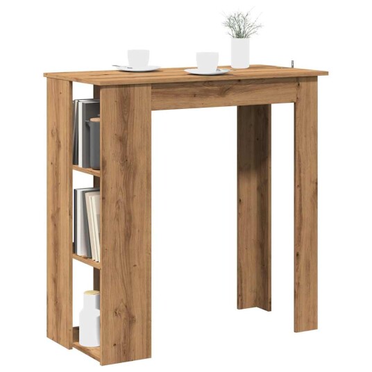 Barbord med hylle artisan eik 102x50x103,5 cm konstruert tre 8721158441102