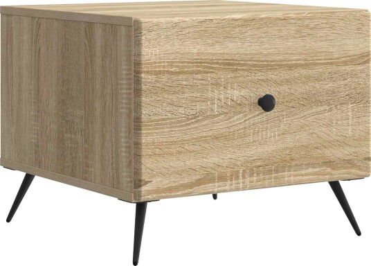 Kaffebord med skuff Sonoma eik 49 x 50 x 40 cm Konstruert tre