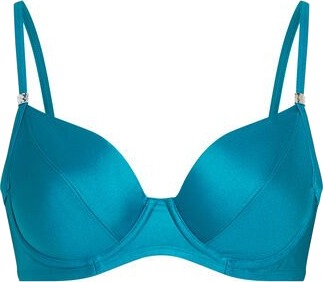 Hunkemöller Uvattert bikinitopp med spiler Aqua Grønn