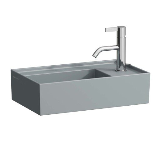 Kartell Laufen servant, 46x28 cm, høyre, matt grafitt Kartell Laufen servant, 46x28 cm, høyre, matt grafitt