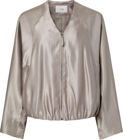 YAS Yasmallis Ls Bomber Jacket   Beige   34