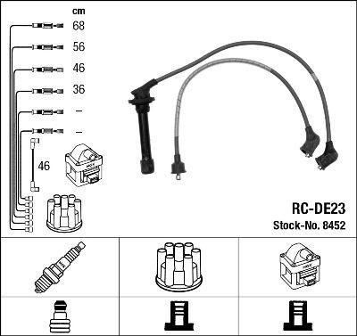 Tennplugg kabelsett NGK 8452