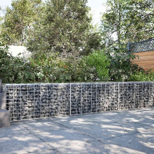 vidaXL Gabion med 3,5 mm tråd og 5x10 cm mesh 300x30x50 cm