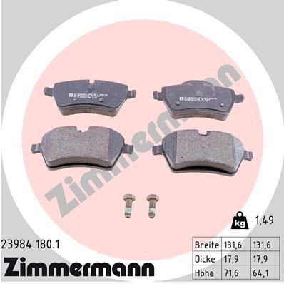 Bremseklosser ZIMMERMANN 23984.180.1