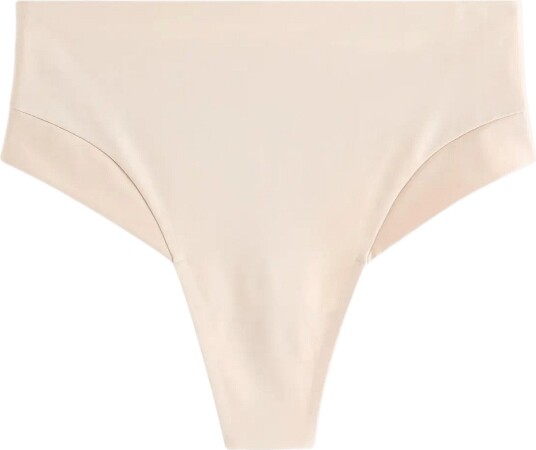 Lindex Seamless Briefs With High Waist Beige M