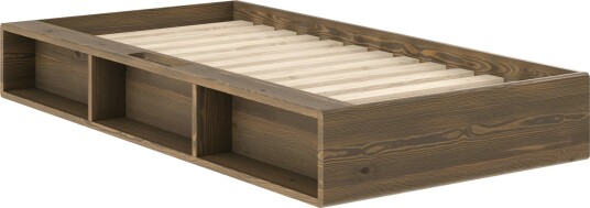 Ziggy Bed Frame 90x200 cm Carob Brown