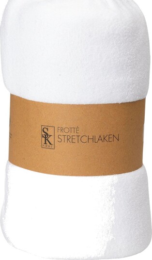 SK Home Frotte stretchlaken 200x210 Hvit 200x210