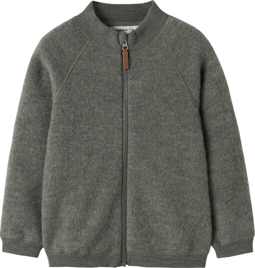 Name It Nmmwmino Wool Brushed Ls Card Green 98