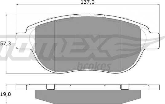 Bremseklosser sett TOMEX Brakes TX 13-42