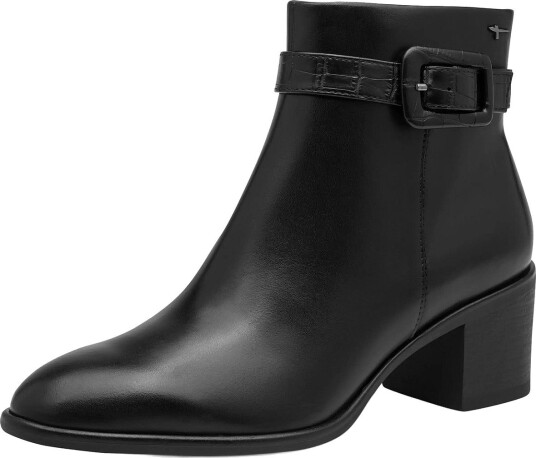 Tamaris Women Boots   BLACK LEATHER   40