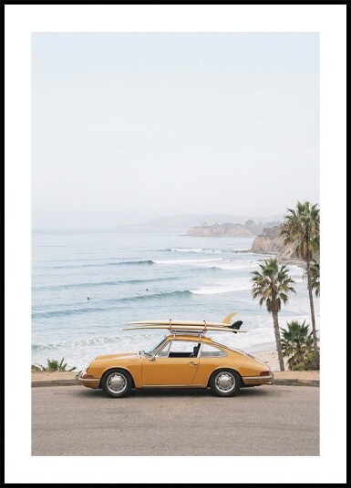 Porsche Coast Plakat Plakat / 100x150cm