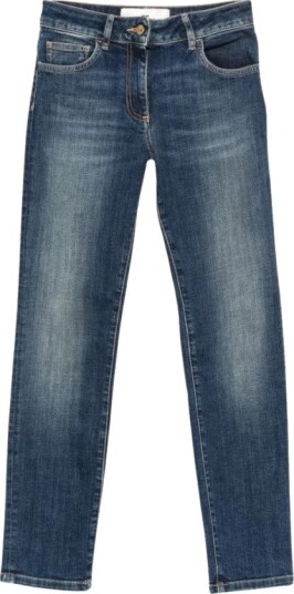 Elisabetta Franchi Dame Jeans Blå W27, Elisabetta Franchi Dame Jeans Blå W27,