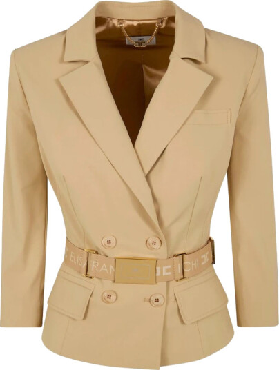 Elisabetta Franchi Dame Jakker Brun S,