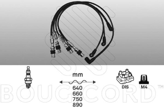 Tennplugg kabelsett EFI AUTOMOTIVE 4196 Tennplugg kabelsett EFI AUTOMOTIVE 4196